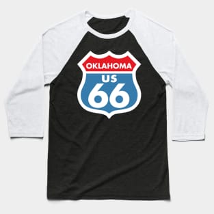 Route 66 Oklahoma Baseball T-Shirt